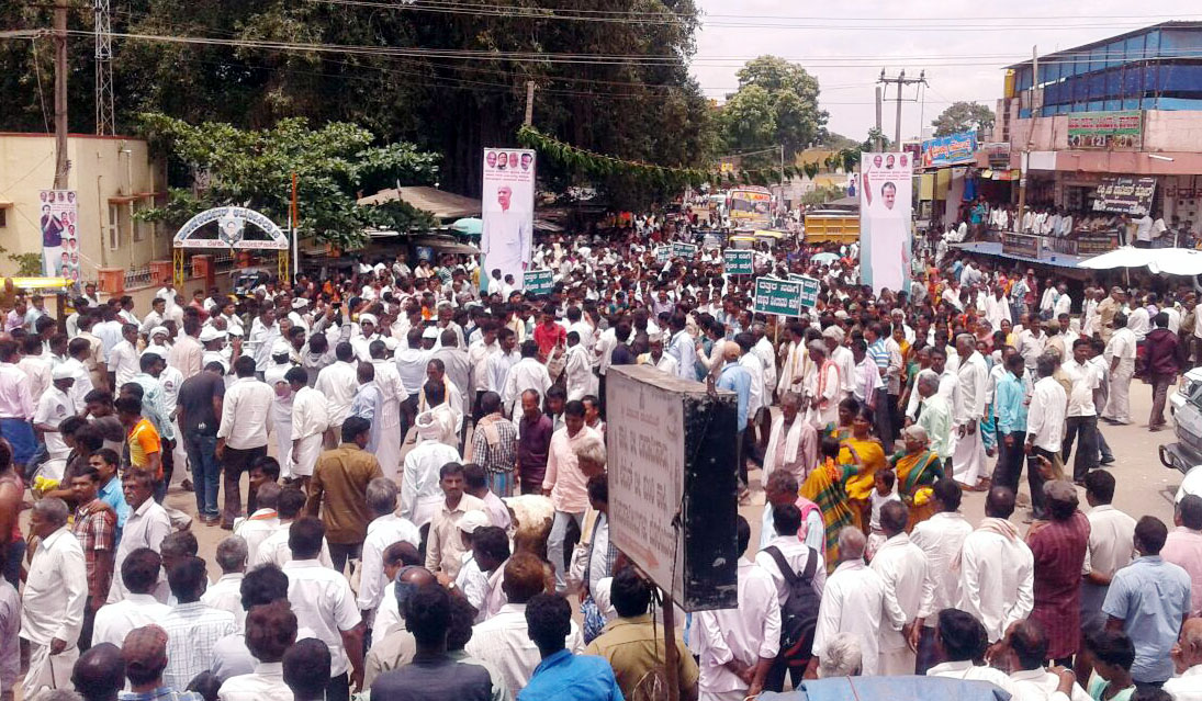 ​ವೈ.ಎಸ್.ವಿ. ದತ್ತರ ಪಾದಯಾತ್ರೆ ಅಂತ್ಯ